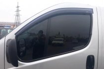 Nissan Primastar 2002-2014 гг. Ветровики на окна (2 шт, HIC) фото 18